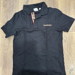 Burberry Black Polo Shirt